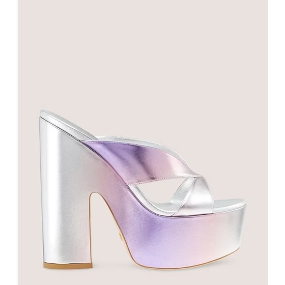 Stuart Weitzman Miami Sohigh 145 Platform Slide - Picture 2 of 4